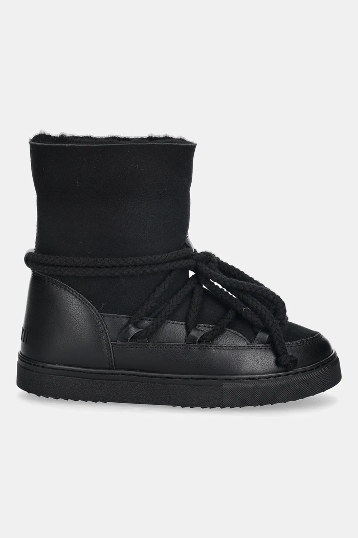 Inuikii Śniegowce skórzane CLASSIC HIGH 3001.002.0032 czarny AW25