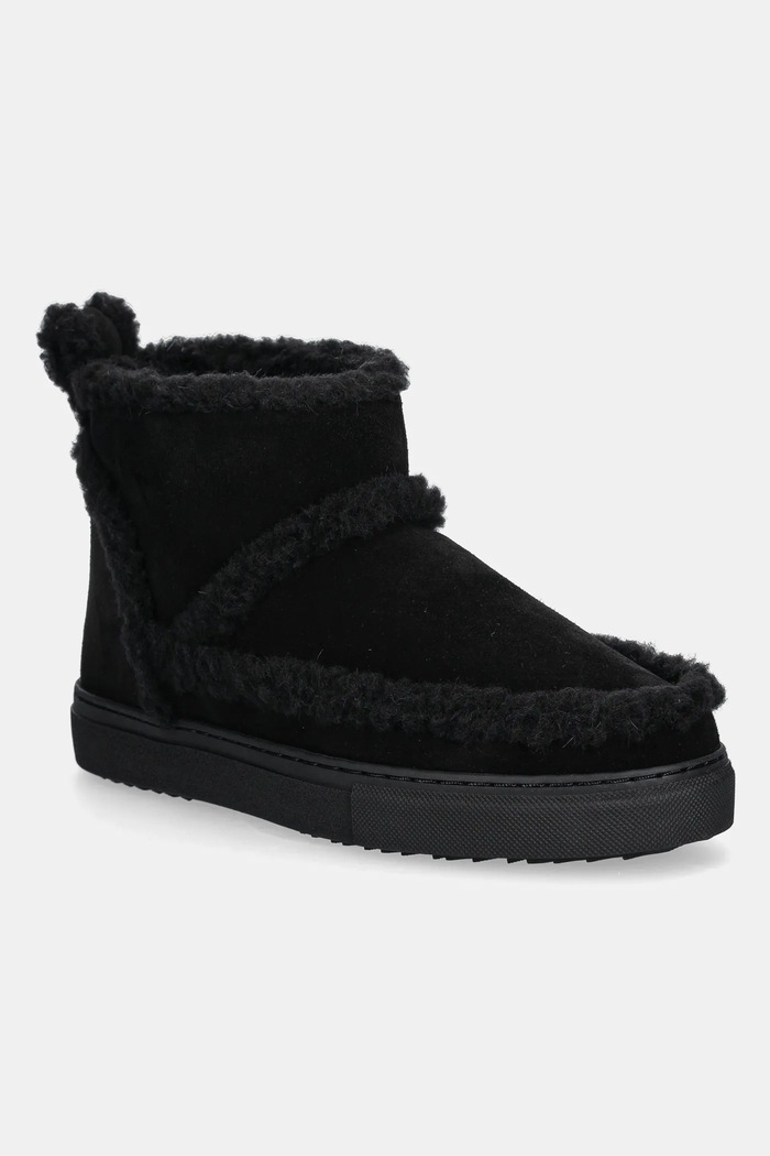 Inuikii cizme de iarnă copii CLASSIC SHEARLING izolat negru 3001.001.0041