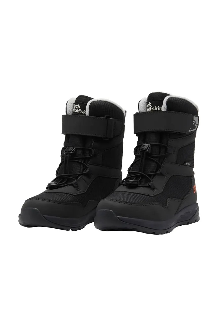 Chlapec Zimné topánky Jack Wolfskin POLAR BEAR-B TEXAPORE HIGH VC K A62145.26.32 čierna