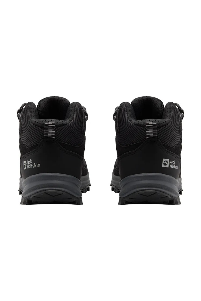 Chlapec Detské topánky Jack Wolfskin VOJO TOUR TEXAPORE MID A64104.26.33 čierna