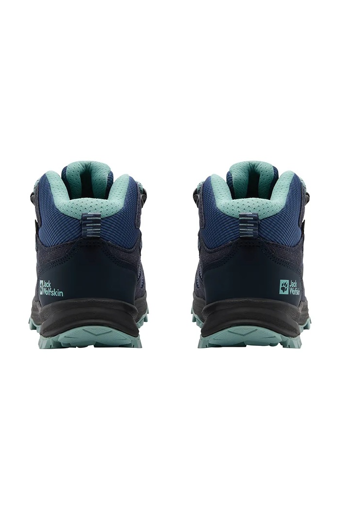 Chlapec Detské topánky Jack Wolfskin VOJO TOUR TEXAPORE MID K A64104.34.40 tmavomodrá