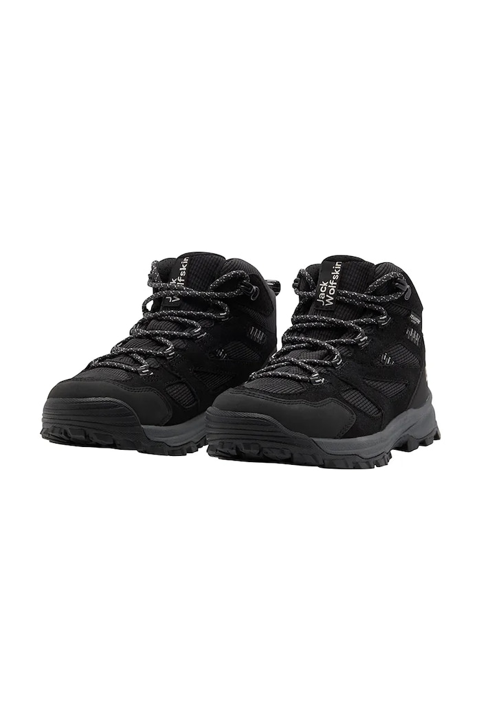 Detské topánky Jack Wolfskin VOJO TOUR TEXAPORE MID K A64104.34.40 čierna AW25