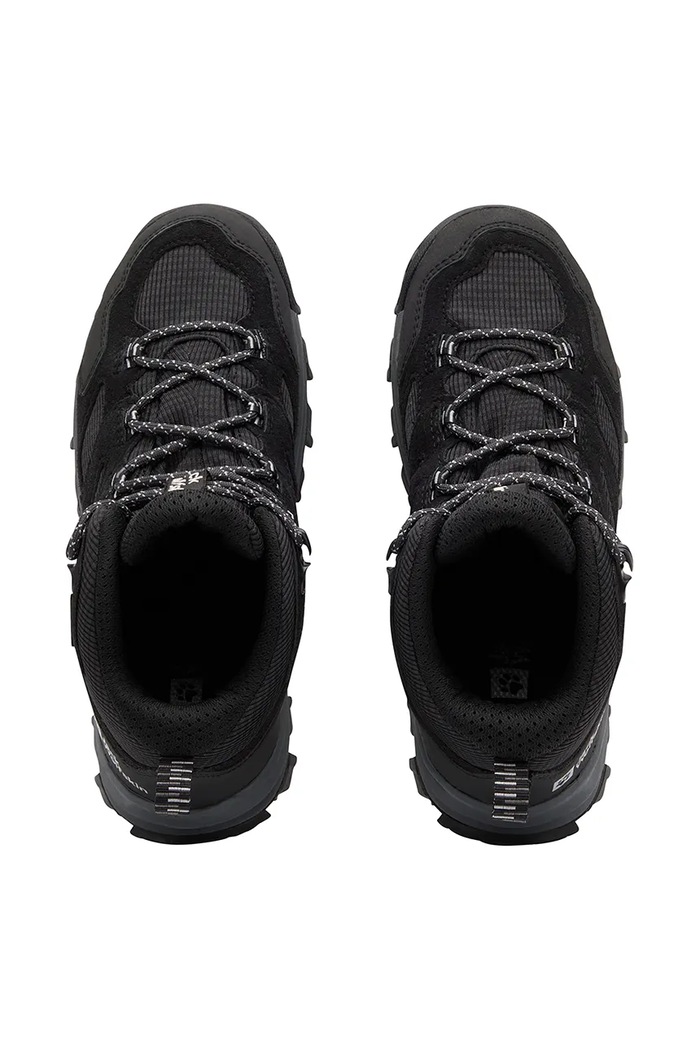 Detské topánky Jack Wolfskin VOJO TOUR TEXAPORE MID K čierna A64104.34.40