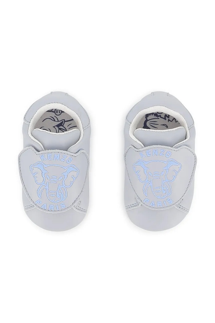 Usnjeni zimski čevlji za dojenčka Kenzo Kids modra K61226