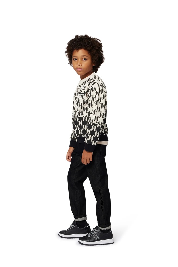 Kojenecké kožené tenisky Karl Lagerfeld Z30988.30.35