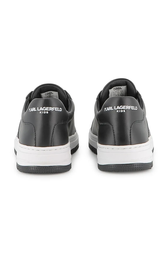Kojenecké kožené tenisky Karl Lagerfeld černá Z30988.30.35