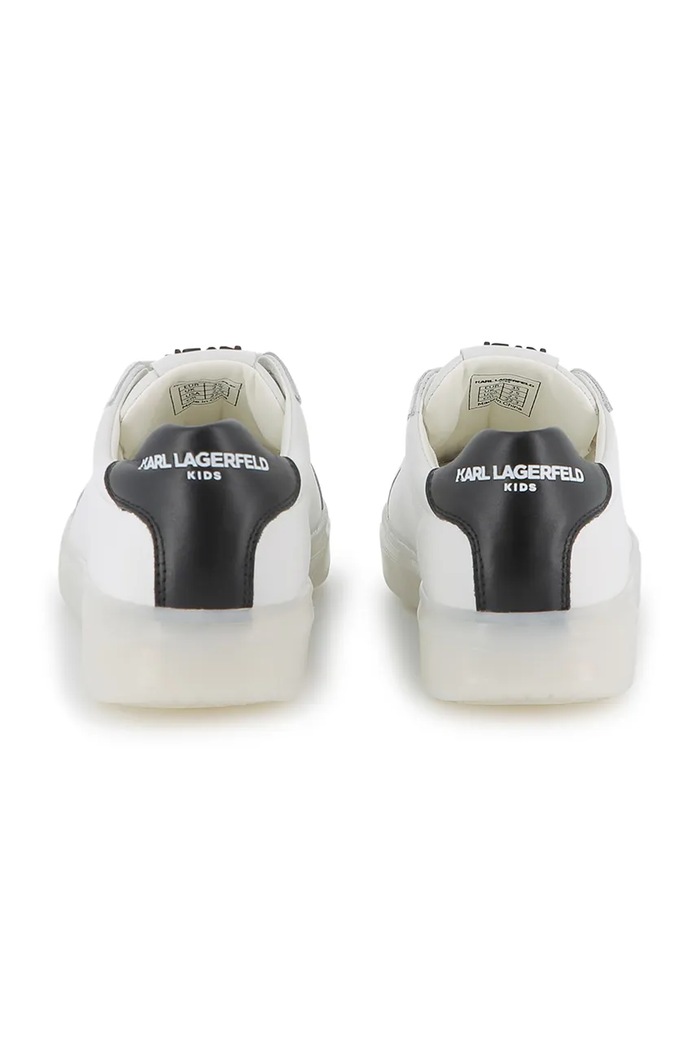 CHLAPEC Dětské kožené tenisky Karl Lagerfeld Z30990.30.35 bílá