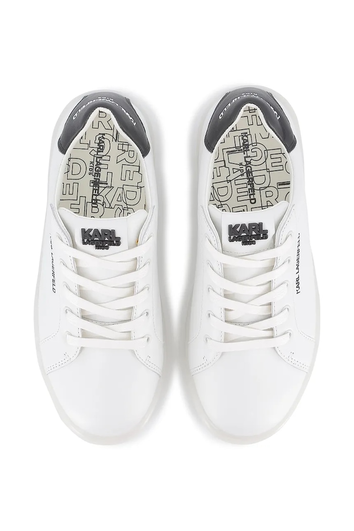 Dětské kožené tenisky Karl Lagerfeld bílá Z30990.36.39