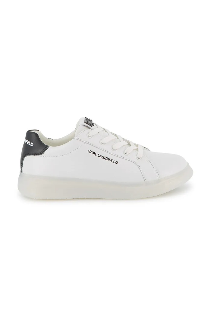 Dětské kožené tenisky Karl Lagerfeld Z30990.36.39 bílá