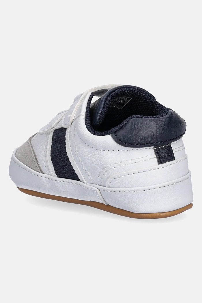 Dječaci Cipele za bebe Polo Ralph Lauren HERITAGE COURT III T-TOE LAYETTE RL03387101 bijela