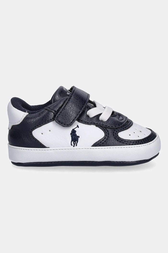 Topánky pre bábätká Polo Ralph Lauren MASTERS COURT PS LAYETTE RL03390101 tmavomodrá AW25