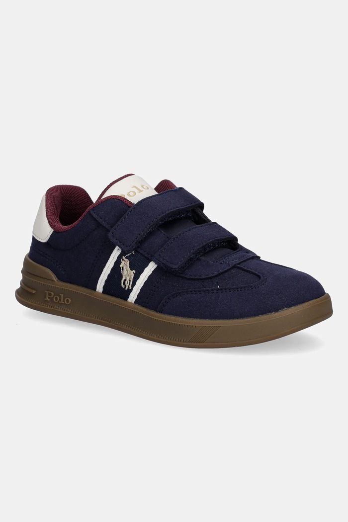 Polo Ralph Lauren sneakersy dziecięce HERITAGE COURT III T-TOE EZ na rzep granatowy RL03357411