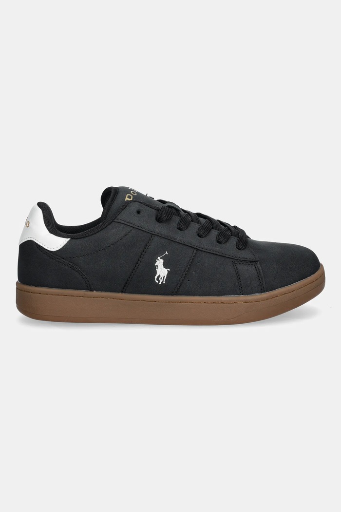 Otroške superge Polo Ralph Lauren KNOLLAN RL03381001 črna AW25
