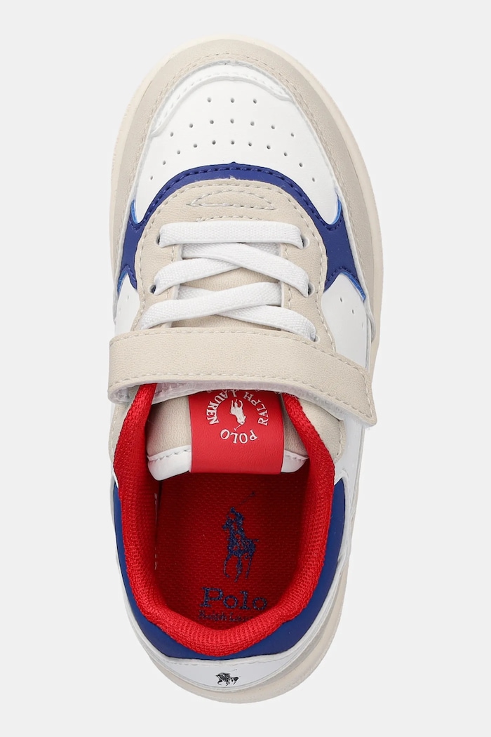Otroške superge Polo Ralph Lauren MASTERS COURT II PS bež RL03404101