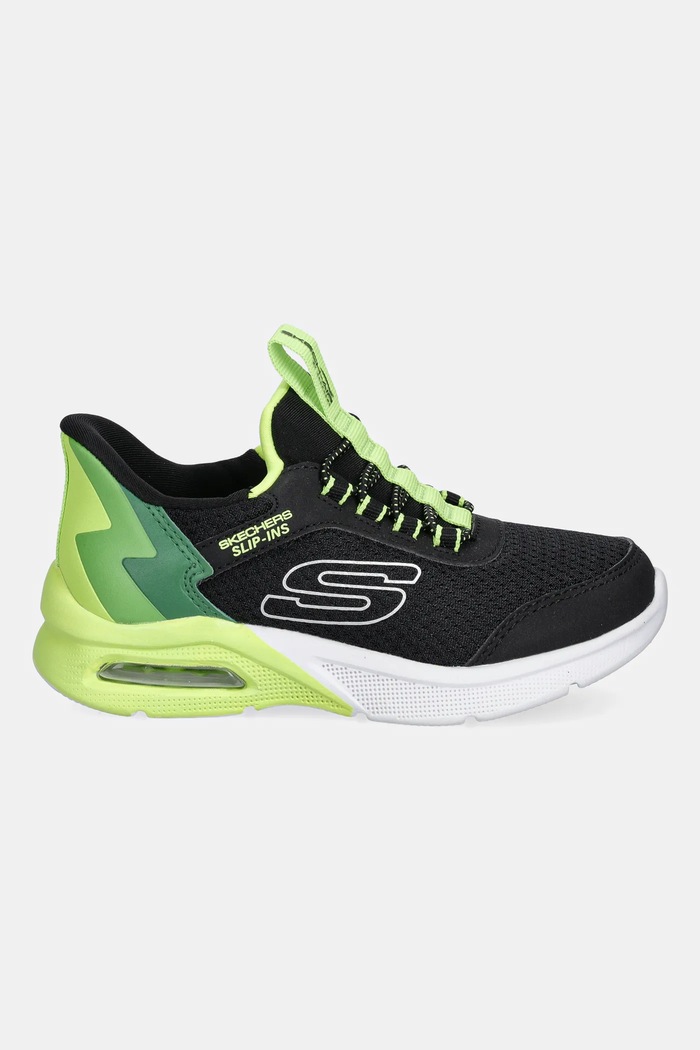 Детски маратонки Skechers MICROSPEC MAX - BRISK-STRIPE 403890L черен AW25