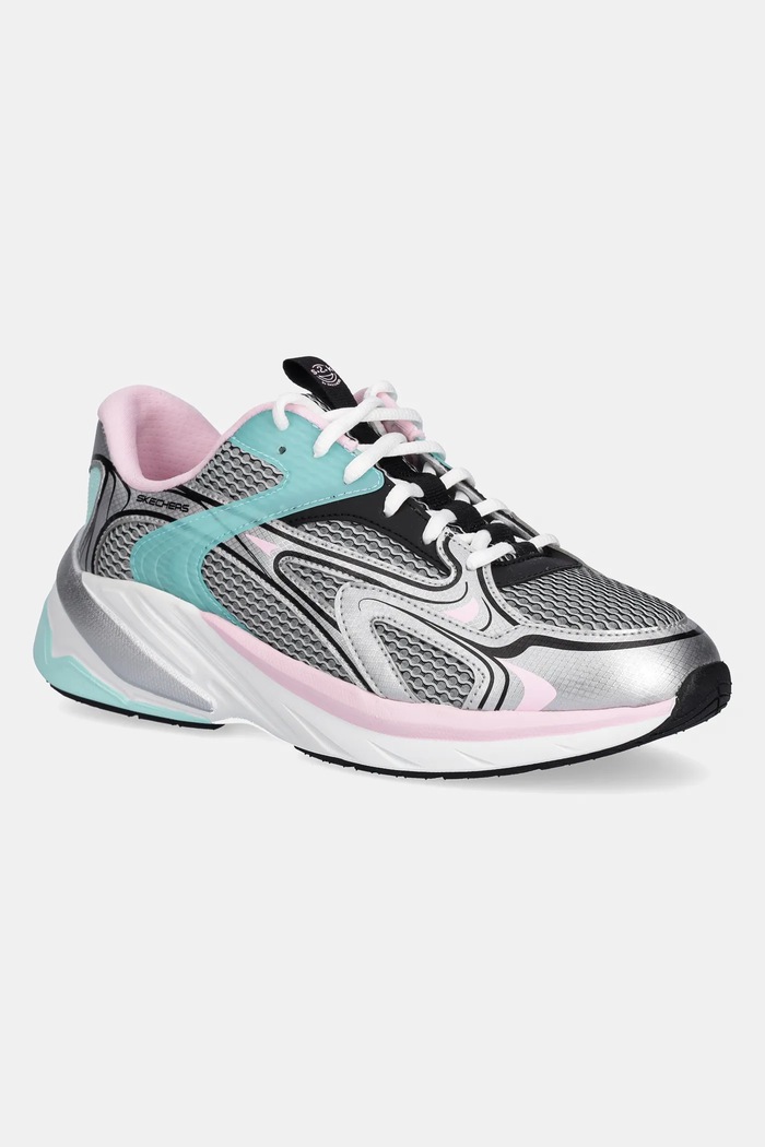 Sneakers Skechers S2K συνθετικό ασημί 303697L