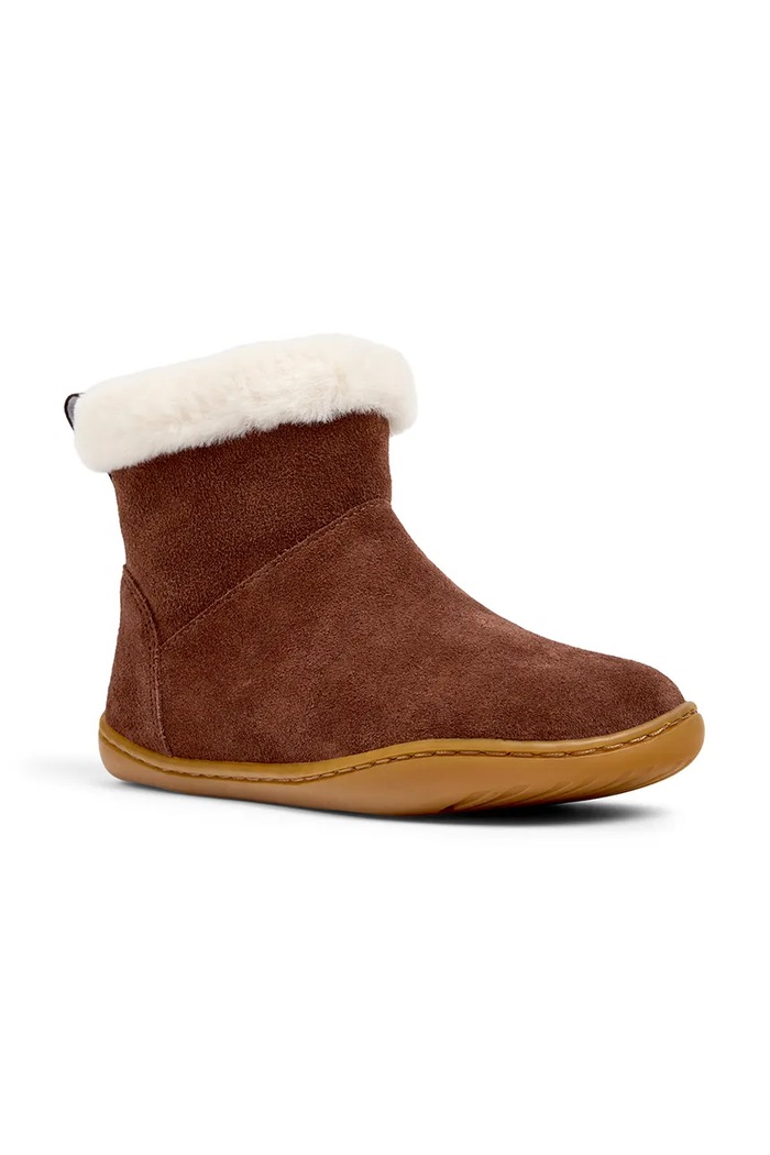 Camper Obuća zimska za djecu od kože Peu Cami Kids K900365.28.34 smeđa AW25