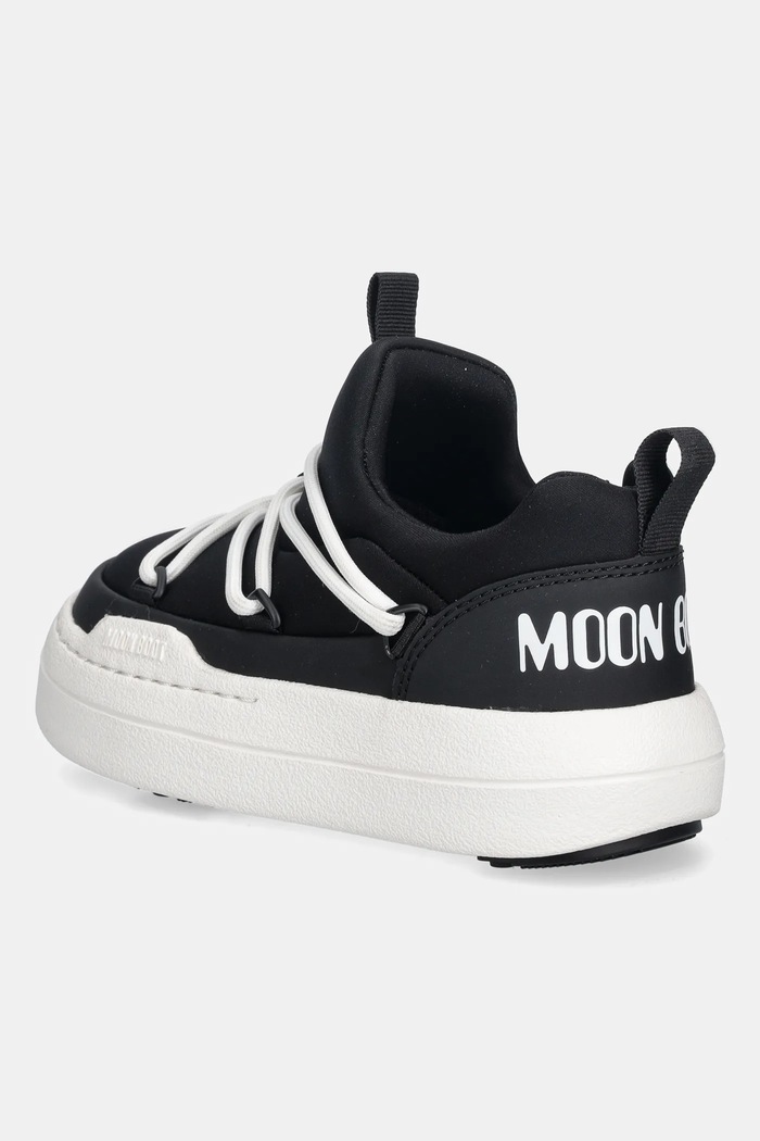 CHLAPEC Dětské sněhule Moon Boot MB JR PARK LOW LACE 80D3440060.27.34 černá