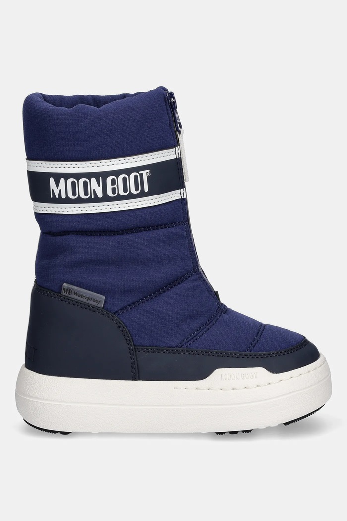 Παιδικές μπότες χιονιού Moon Boot MB JR PARK ZIP HIGH WP 80D3440080.27.34 σκούρο μπλε AW25