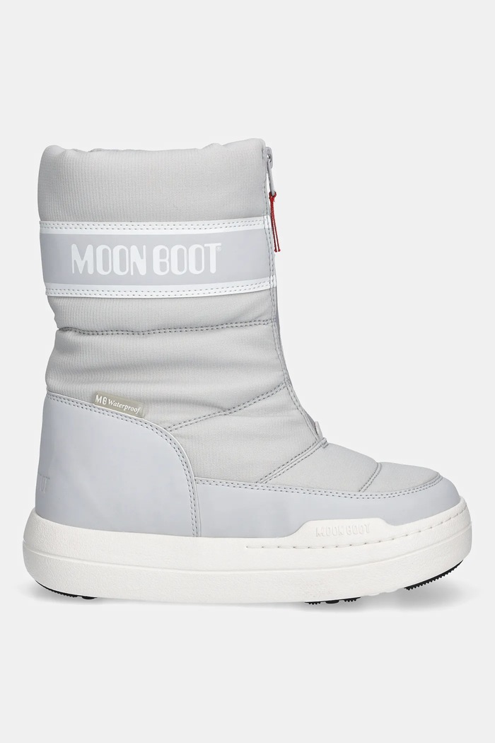 Детски зимни обувки Moon Boot MB JR PARK ZIP HIGH WP 80D3440080.35.38 сив AW25