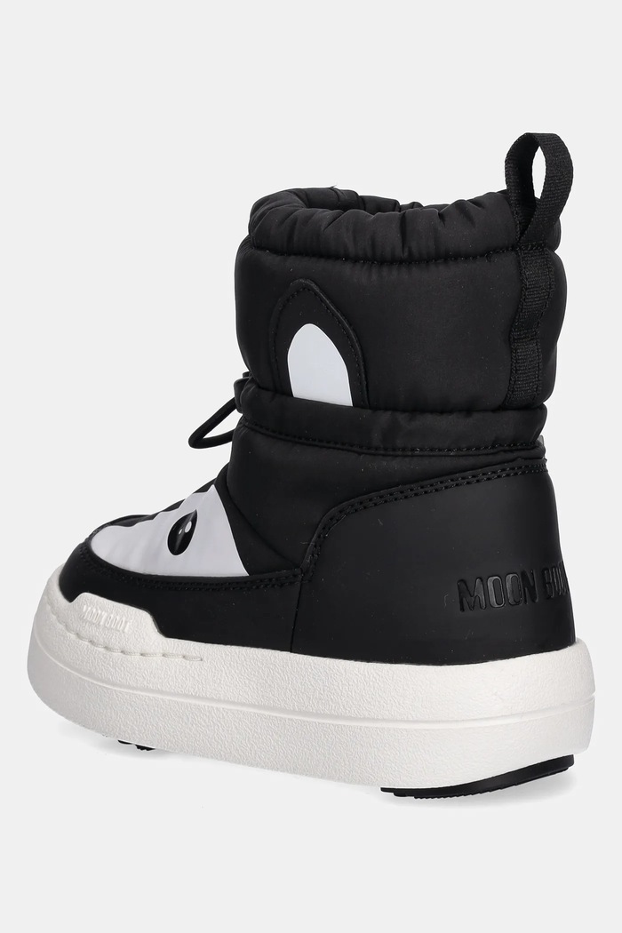 Chlapec Detské snehule Moon Boot MB JR PARK TUBE MID ANIMAL WP 80D3440100.27.34 čierna