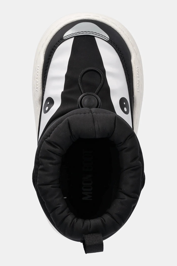 Detské snehule Moon Boot MB JR PARK TUBE MID ANIMAL WP čierna 80D3440100.27.34