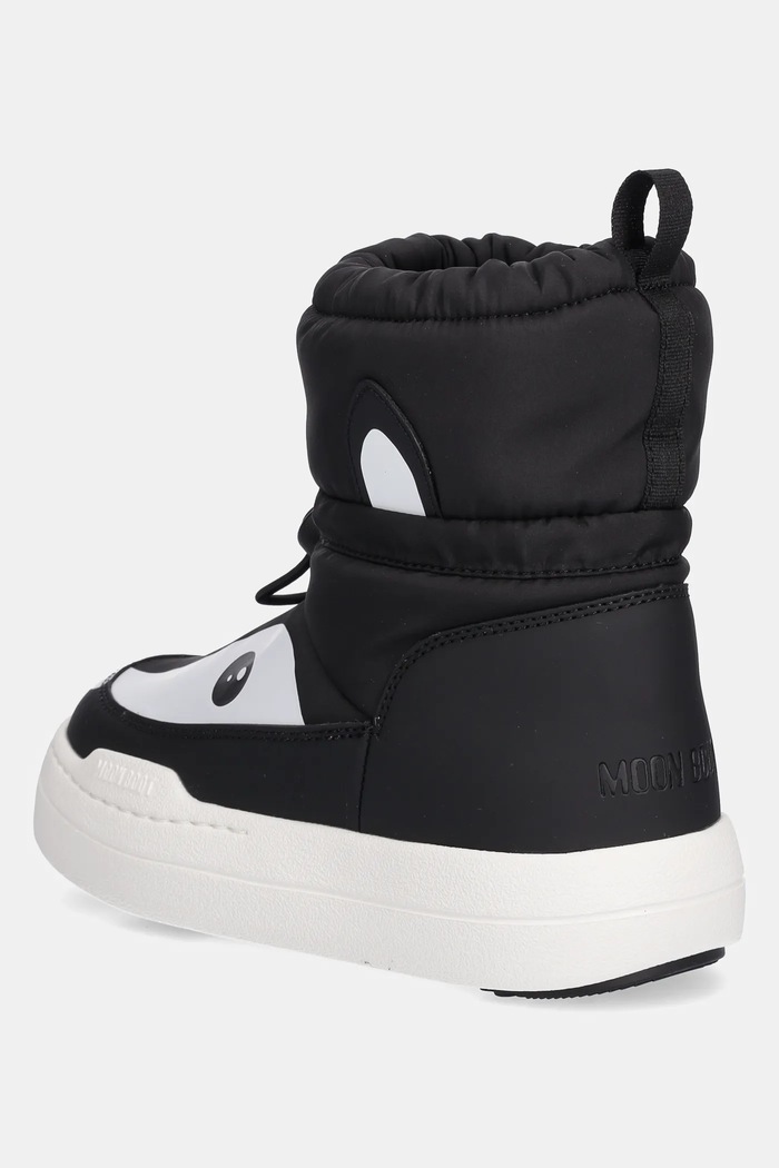 Chlapec Detské snehule Moon Boot MB JR PARK TUBE MID ANIMAL WP 80D3440100.35.38 čierna
