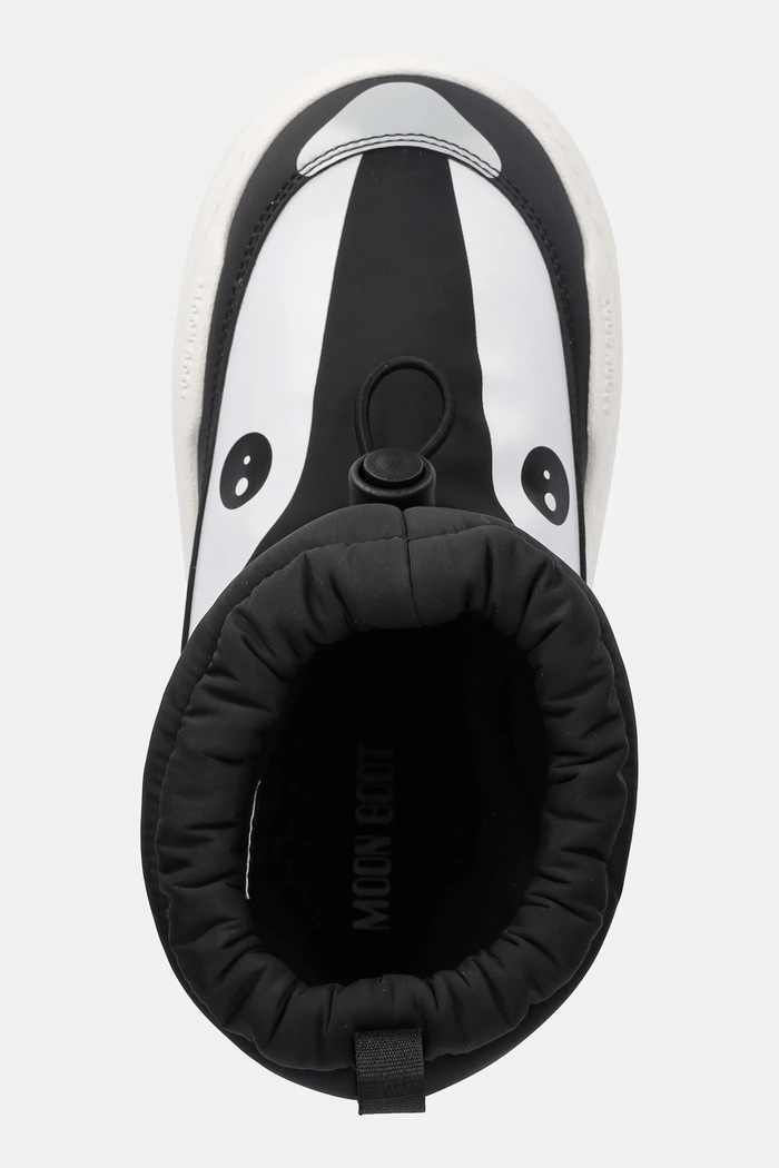 Detské snehule Moon Boot MB JR PARK TUBE MID ANIMAL WP čierna 80D3440100.35.38