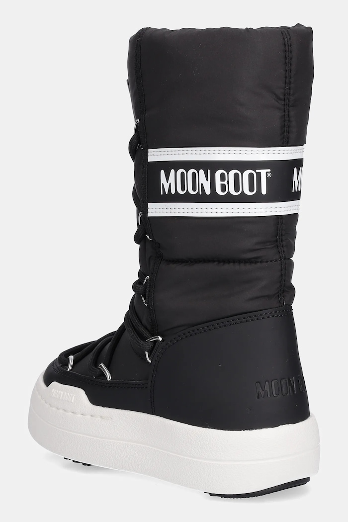 Chlapec Detské snehule Moon Boot MB JR PARK TUBE LACE WP 80D3440130.27.34 čierna