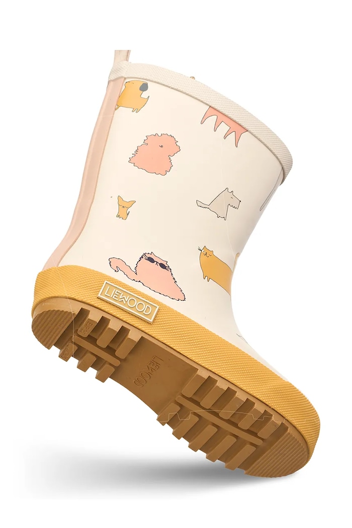 Dječje gumene čizme Liewood Mason Thermo Rainboot LW13043.9BYA bež