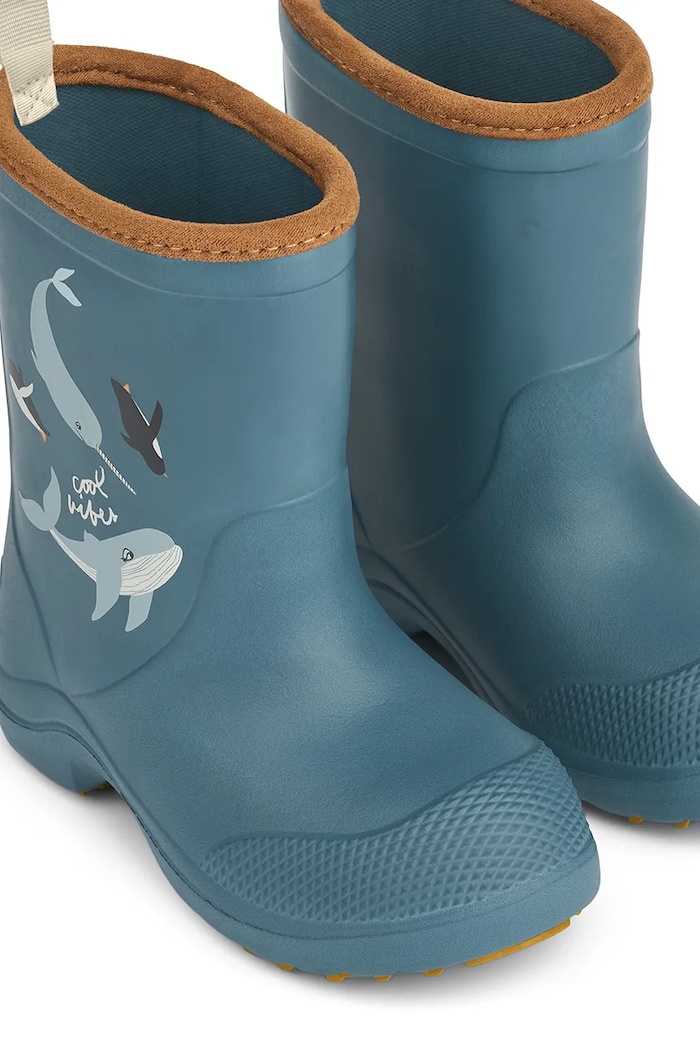 Liewood kalosze dziecięce Aston Rainboot LW20058.9BYA niebieski AW25