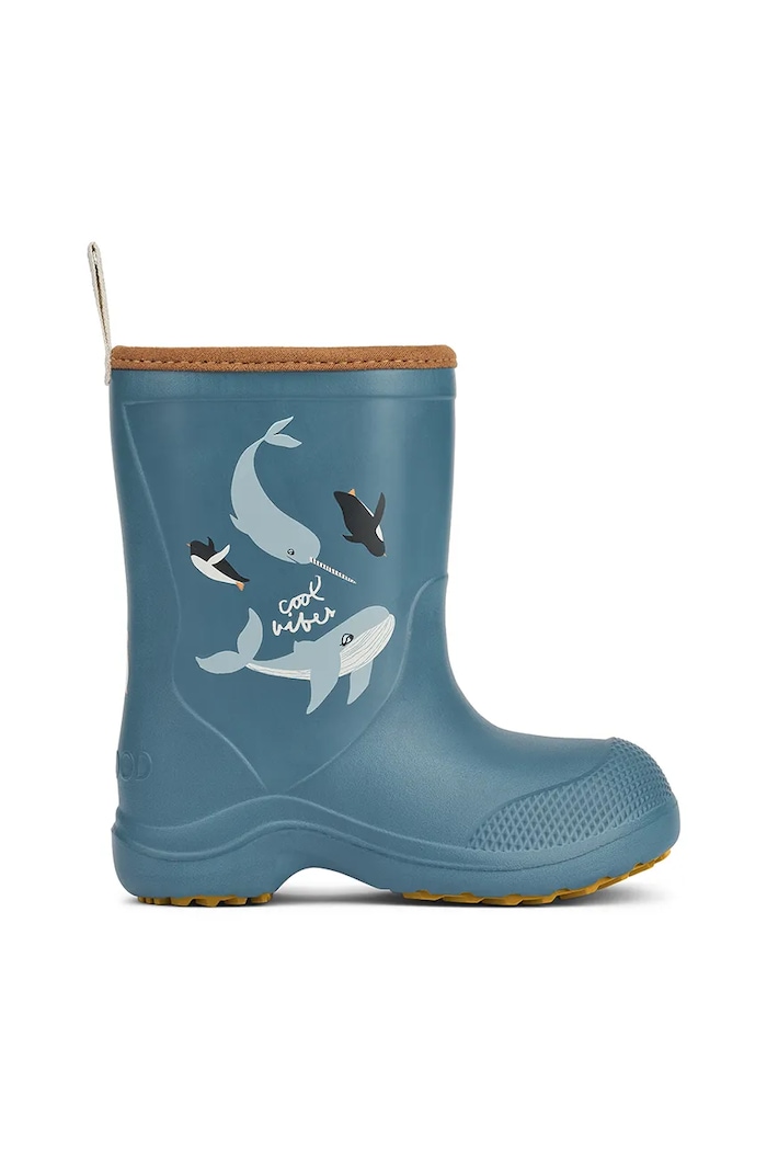 Liewood kalosze dziecięce Aston Rainboot niebieski LW20058.9BYA