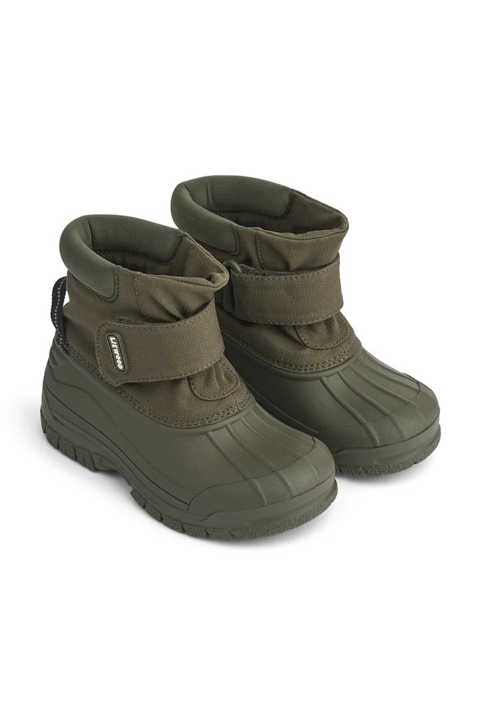 Liewood śniegowce dziecięce Becca Winter Boot LW20304.9BYA zielony AW25