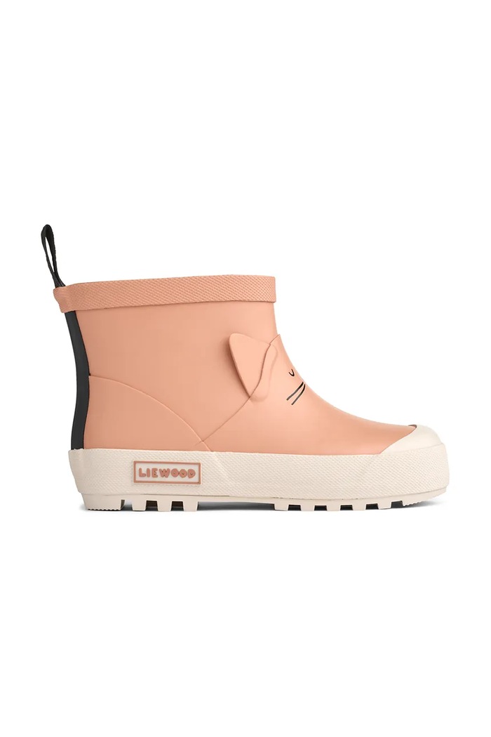 Detské gumáky Liewood Jesse Cat Thermo Rainboot oranžová LW20370.9BYA