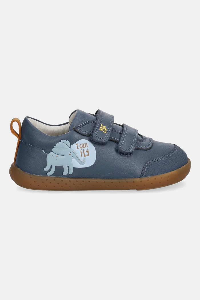 Garvalin sneakersy skórzane dziecięce 251313.19.23 niebieski AW25