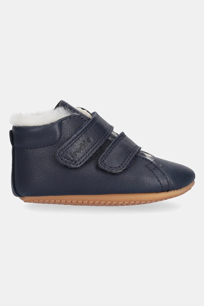 Froddo Buty skórzane niemowlęce PREWALKERS FURRY BASIC G1130022 granatowy AW25