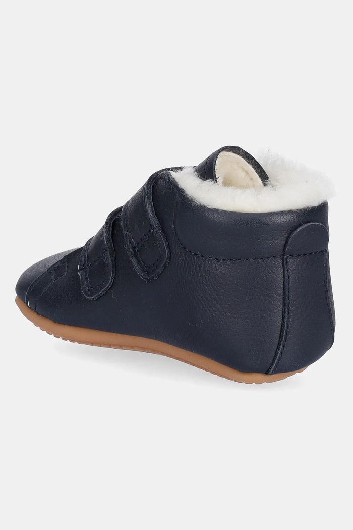 Chłopiec Froddo Buty skórzane niemowlęce PREWALKERS FURRY BASIC G1130022 granatowy