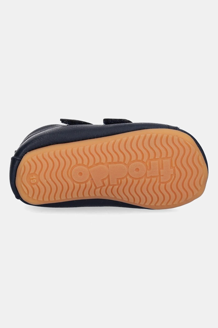 Buty skórzane niemowlęce PREWALKERS FURRY BASIC Froddo granatowy G1130022