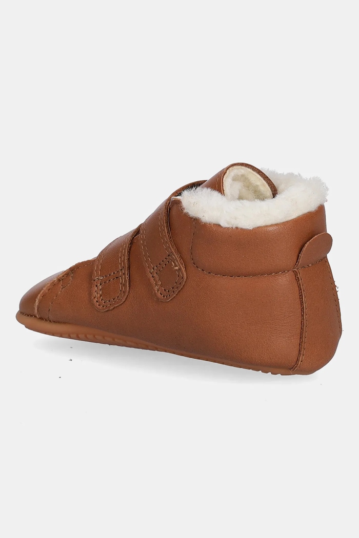 Chlapec Kožené topánky pre bábätká Froddo PREWALKERS FURRY BASIC G1130022 hnedá