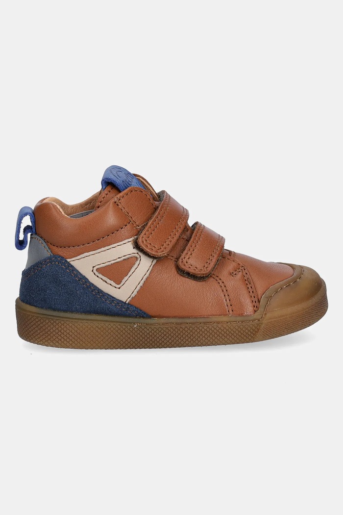 Detské kožené poltopánky Froddo ROSARIO HIGH-TOP G2110134.4.22.24 hnedá AW25