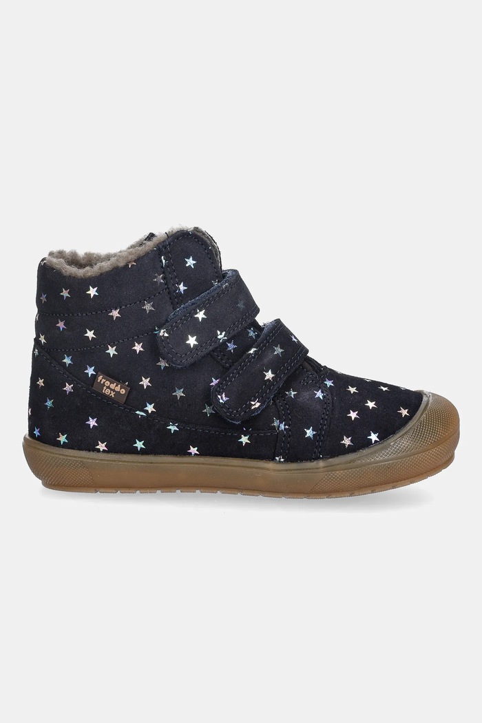 Detské zimné semišové topánky Froddo OLLIE WOOL TEX G2110138.K.25.28 tmavomodrá AW25
