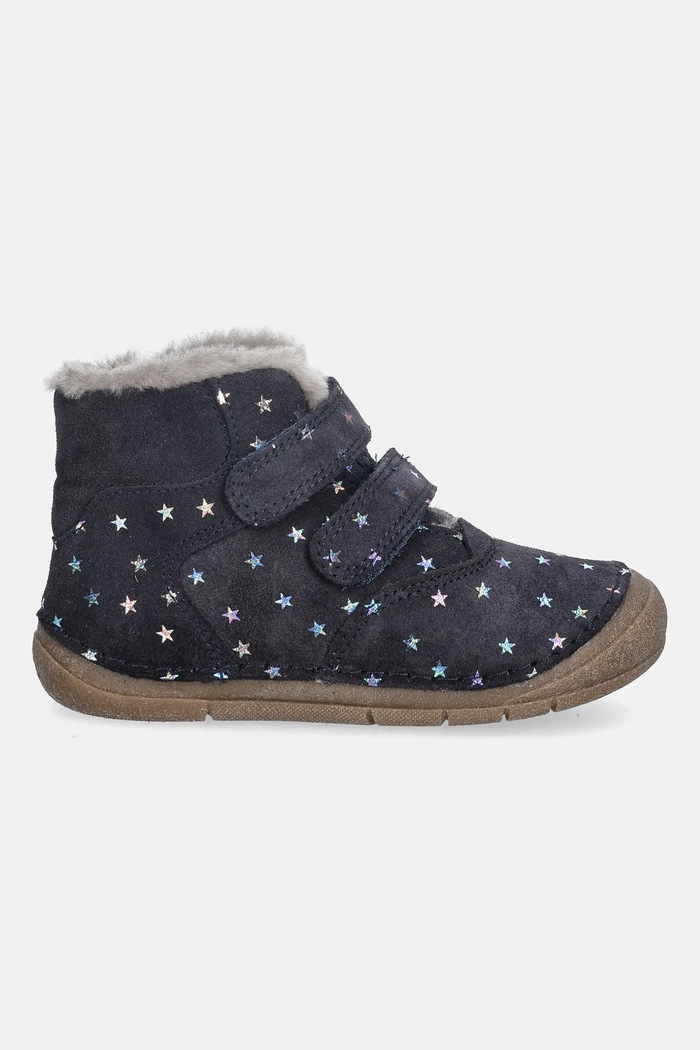 Detské zimné semišové topánky Froddo PAIX UP WINTER G2110143.29.25.28 tmavomodrá AW25