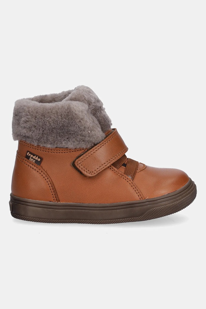 Detské zimné kožené topánky Froddo BASCO TEX G2110144.K.21.24 hnedá AW25