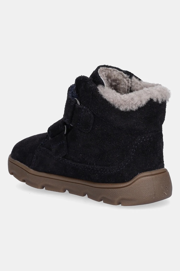 BIMBA Froddo scarpe invernali in pelle scamosciata bambino/a ZERU TEX FURRY BAREFOOT G2110151.21.24 blu navy