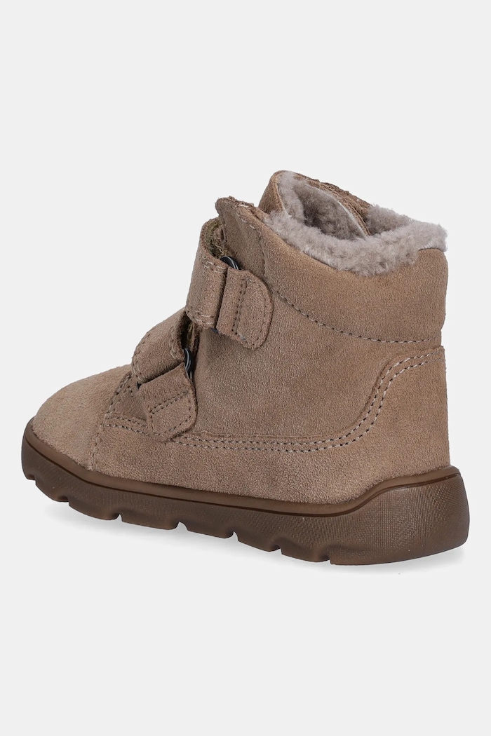 BIMBA Froddo scarpe invernali in pelle scamosciata bambino/a ZERU TEX FURRY BAREFOOT G2110151.21.24 beige