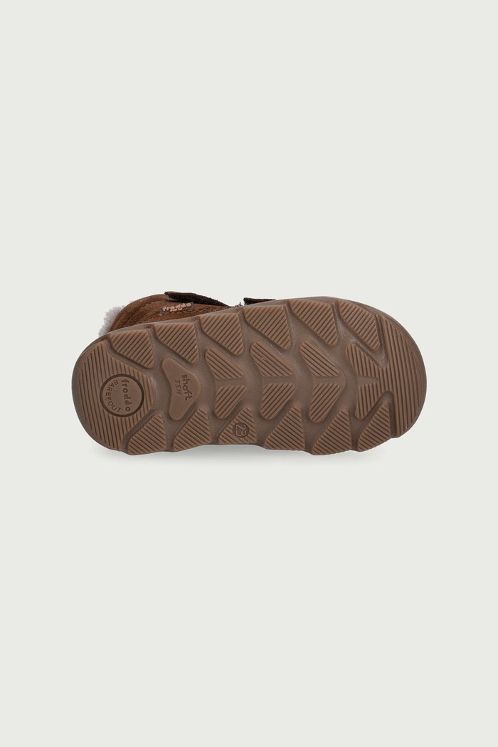 Topánky zimné detské semišové ZERU TEX FURRY BAREFOOT Froddo hnedá G2110151.21.24