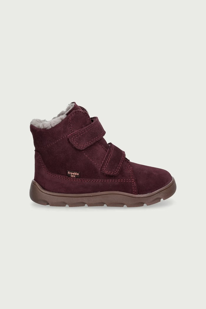 Froddo Topánky zimné detské semišové ZERU TEX FURRY BAREFOOT G2110151.25.30 fialová AW25