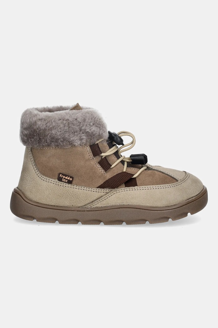 Froddo Детские кожаные сапоги Froddo ZERU TEX COSY BAREFOOT G3110258.31.35 бежевый AW25