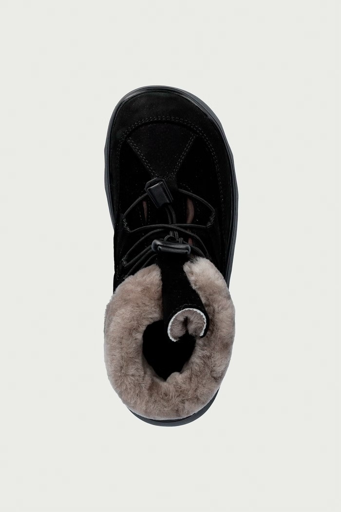 Μπότες χιονιού παιδικές σουέτ ZERU TEX COSY BAREFOOT Froddo G3110258.31.35 μαύρο