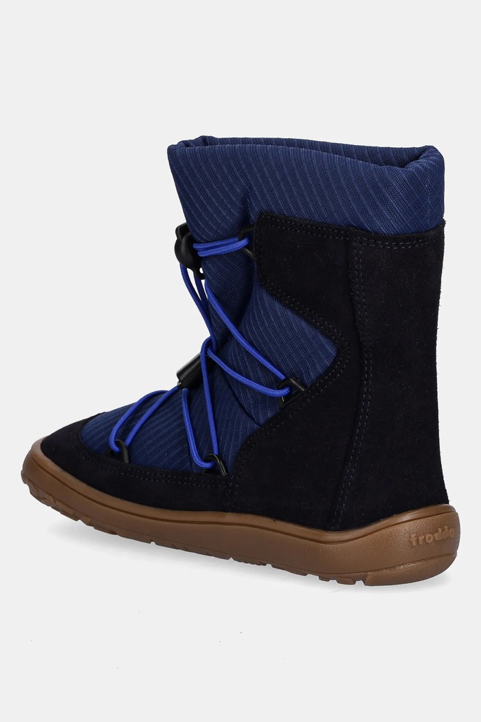 Deklice Otroški zimski škornji Froddo BAREFOOT TEX TRACK WOOL G3160251.25.30 mornarsko modra